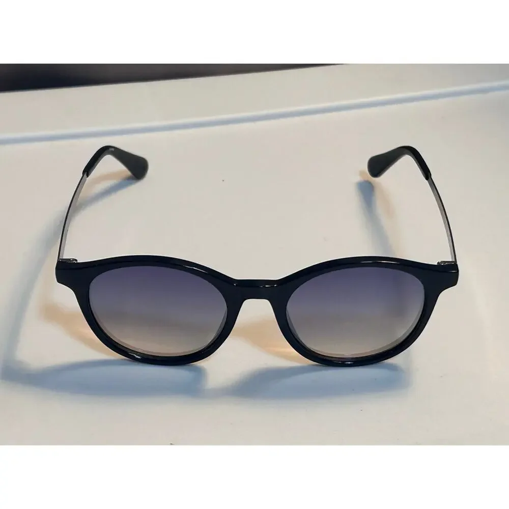 Diane Von Furstenberg Blue/Silver Sunglasses